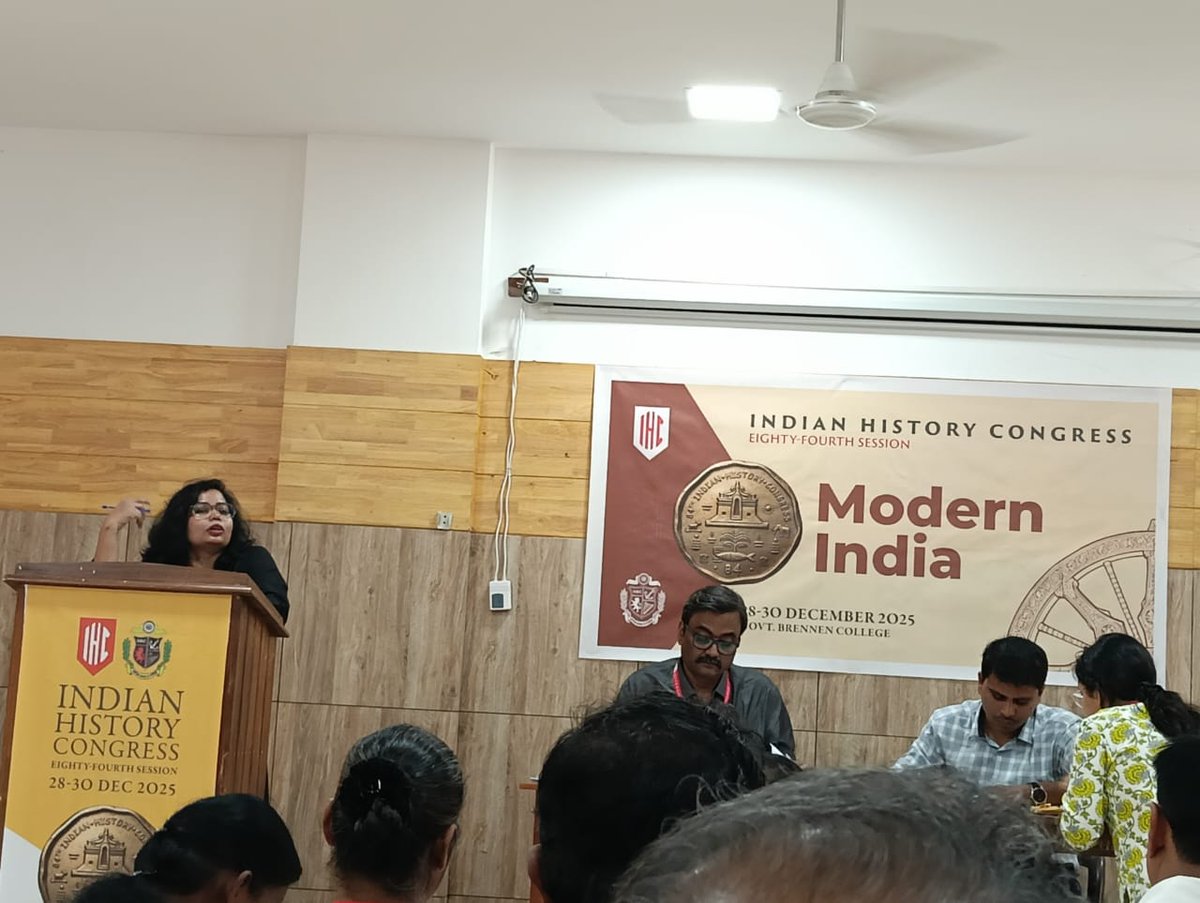 IMSE_MU's tweet image. Dr. Chandra Lekha Singh, Assistant Professor, IMSE, MU, presented her paper “Politics of Free and Compulsory Education for Untouchables in Early 20th-Century India” at the 84th Indian History Congress (Dec 28–30, Kannur, Kerala.

#IMSE #MahindraUniversity #IndianHistoryCongress