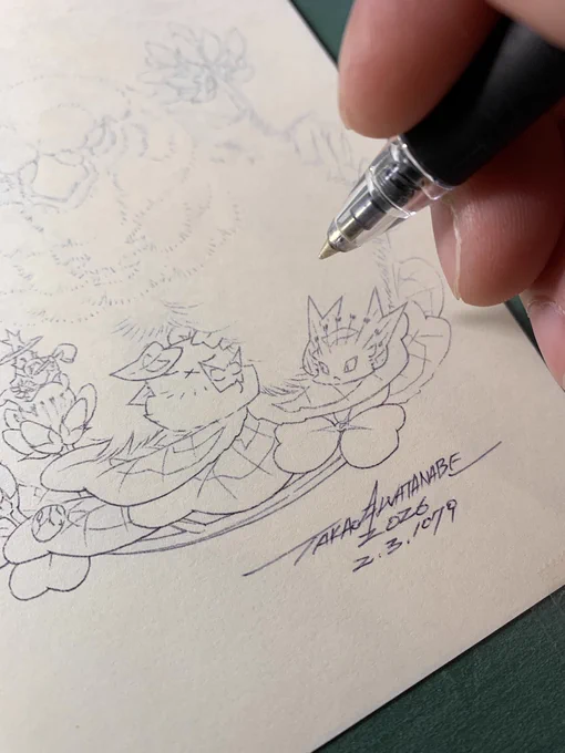 さぁ今夜も絵を楽しみます