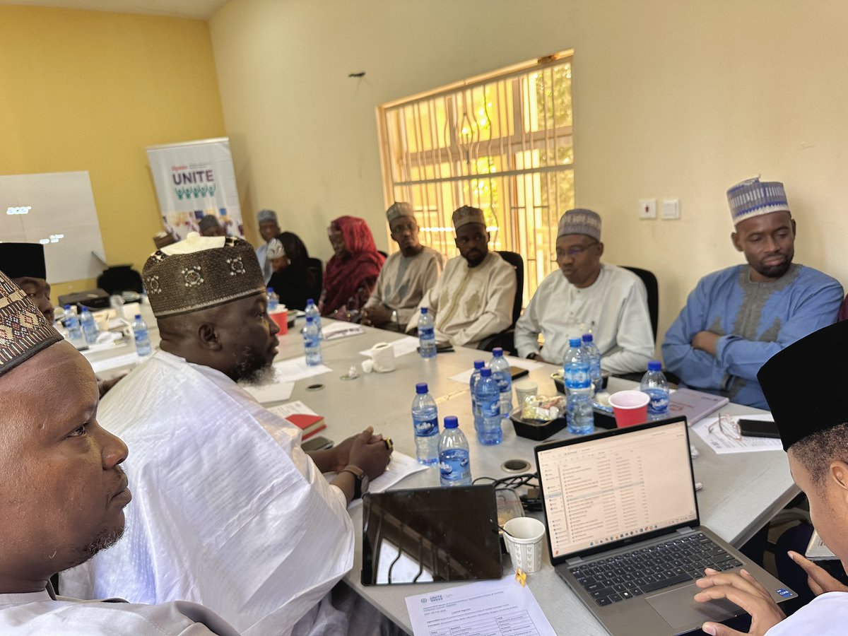 JigawaUNITE's tweet photo. Government stakeholders, CSOs, journalists, PROs, bloggers &amp; influencers are convening to shape a strategic communications roadmap for JigawaUNITE.

Focused on alignment, clarity, and coordination. 

#JigawaUNITE #NewGlobe #Education #Jigawa https://t.co/bv7os5ckrd