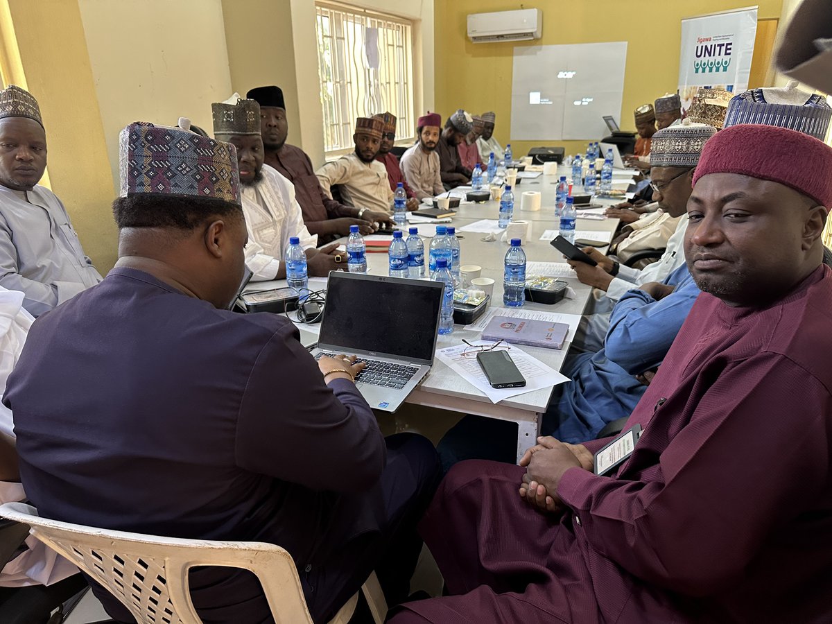JigawaUNITE's tweet photo. Government stakeholders, CSOs, journalists, PROs, bloggers &amp; influencers are convening to shape a strategic communications roadmap for JigawaUNITE.

Focused on alignment, clarity, and coordination. 

#JigawaUNITE #NewGlobe #Education #Jigawa https://t.co/bv7os5ckrd