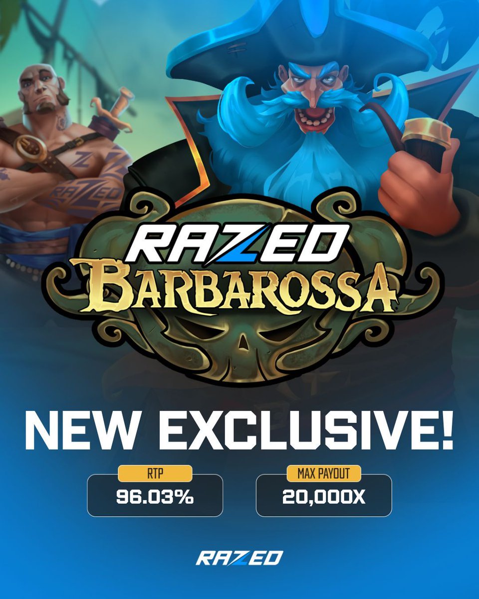 🚨 NEW EXCLUSIVE: Razed Barbarossa

To celebrate the release, we’re giving away $10 TIPS to try it out!!

Like, Follow &amp; Repost to Enter. 3 Winners. Ends Soon ⏰