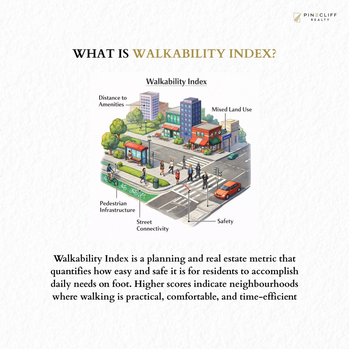 PinecliffRealty's tweet photo. walkability is the new luxury in real estate. 🚶‍♂️

if daily life needs a vehicle,
the location isn’t premium.

homes that connect you to life > homes far from it.

💬 what’s walkable from your home?

#realestate  #PuneHomes #RealEstateInsight #LuxuryLiving https://t.co/hmk5bVfNTV