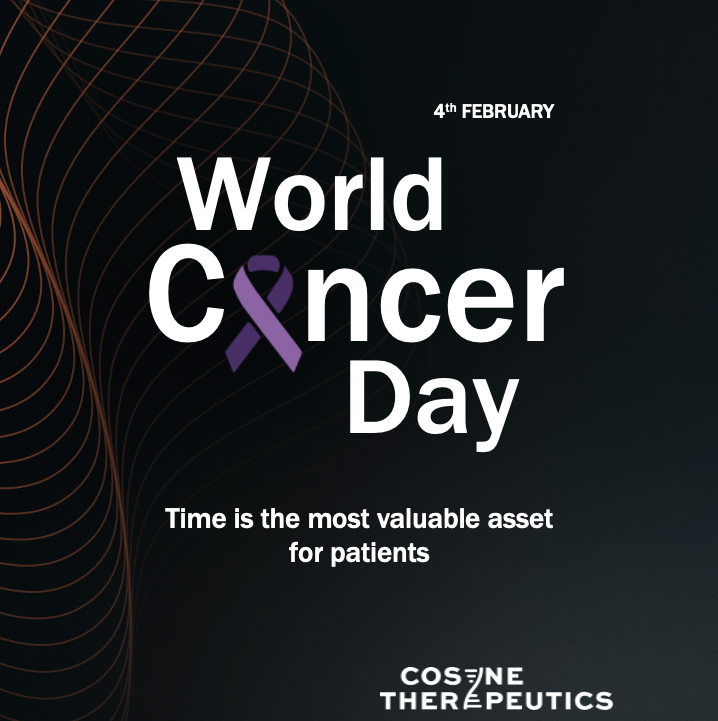 CoSyneTx's tweet photo. Today is #WorldCancerDay. In our lifetimes, 1 in 2 of us will face a cancer diagnosis. While 10-year survival rates have reached 50%, progress remains uneven for less survivable cancers like glioblastoma.

#UnitedByUnique #BrainCancer #GBM #DrugDiscovery #BrainCancerResearch https://t.co/pGmoZwI6SU