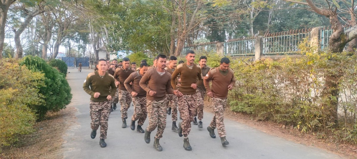 Crpf32's tweet photo. Morning activities - 32 Bn #CRPF
: No workout is ever wasted. Even on your hardest days, moving your body brings progress, healing & growth. 🔥 #NeverSkip https://t.co/OZCC5Jc8LU
