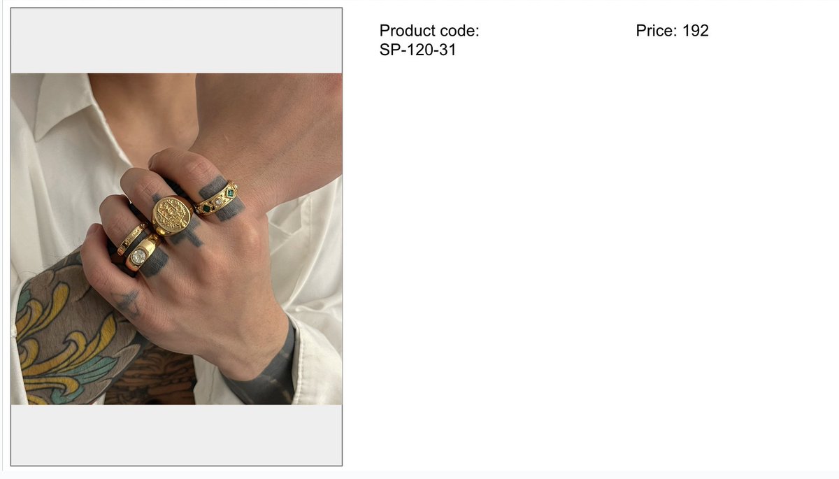 jethwani56's tweet photo. Day 5/30 — What we source for D2C brands
Men’s fashion jewellery ⛓️
China | Factory-level sourcing
₹–₹ landed (warehouse delivery)
Easy to standardise, margin-friendly.
https://t.co/aMMzGkWHo7 https://t.co/85WuXYzEDV
