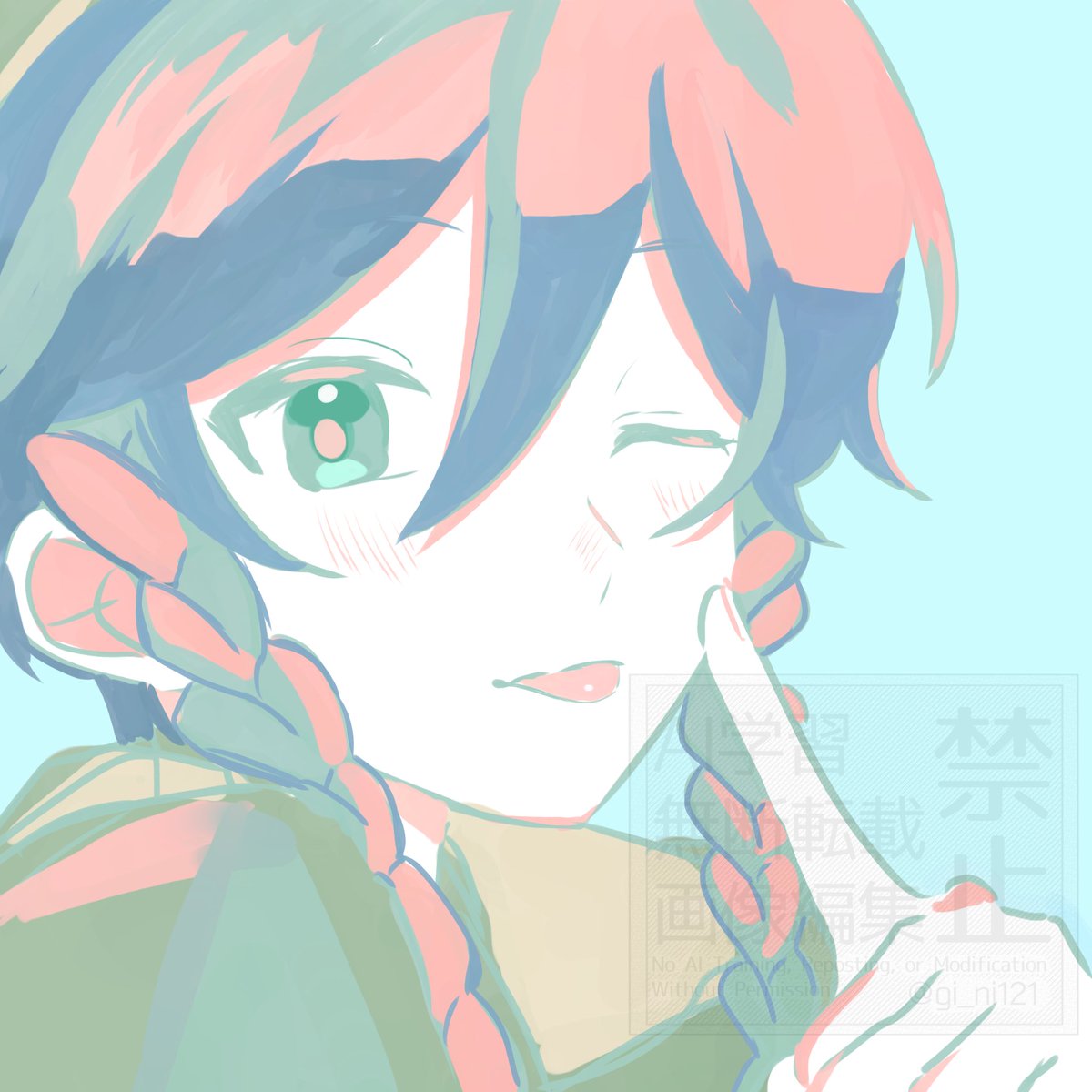 らくがきです😔