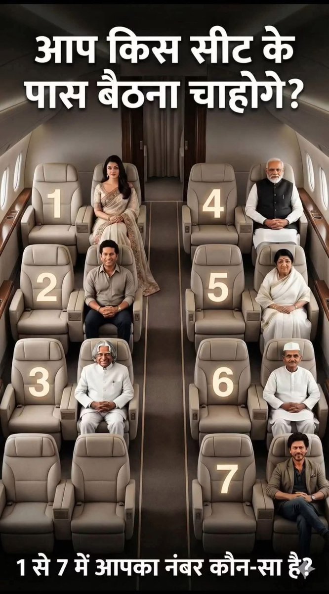 आप किस सीट पर बैठना चाहते है..?