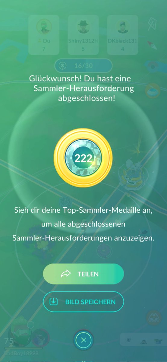 Level 71 erreicht: 26.10.25
Level 72 erreicht: 09.11.25
Level73 erreicht: 15.11.25
Level74 erreicht: 07.12.25
Level 75 erreicht:12.01.26
Level 76 erreicht: 04.02.26
#PokemonGO