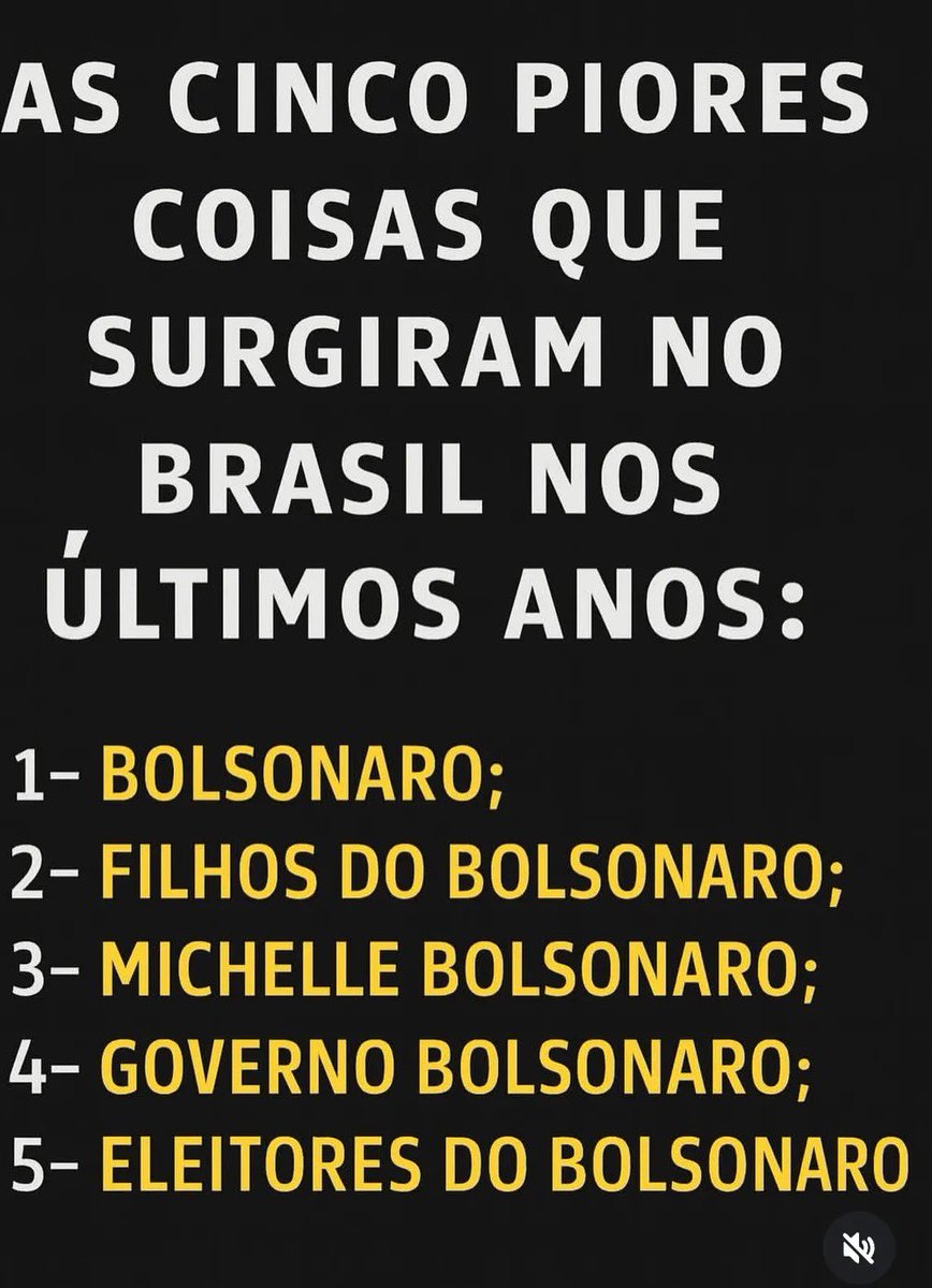 Antes que venham de mimi, essa lista não é sobre ódio.

 É sobre consequências!