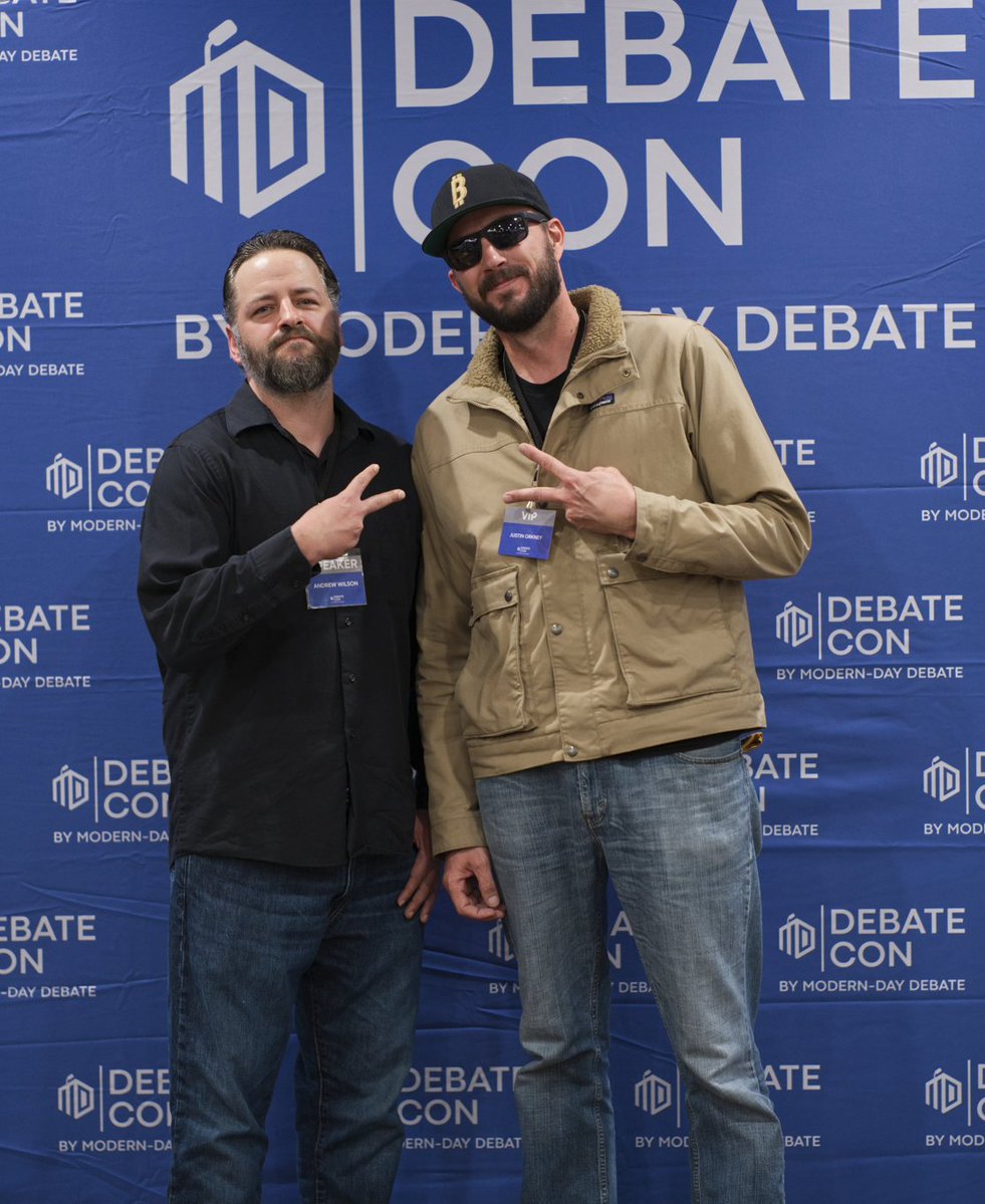 Based_Justin69's tweet image. Have you heard of Andrew Wilson (@paleochristcon )? If not, you might want to check him out.

A strong voice of Logic, Common Sense and Christian Ethics making inroads in "the main stream".  I was fortunate enough to meet him in Nashville for #DebateCon6 mid-November.

His two