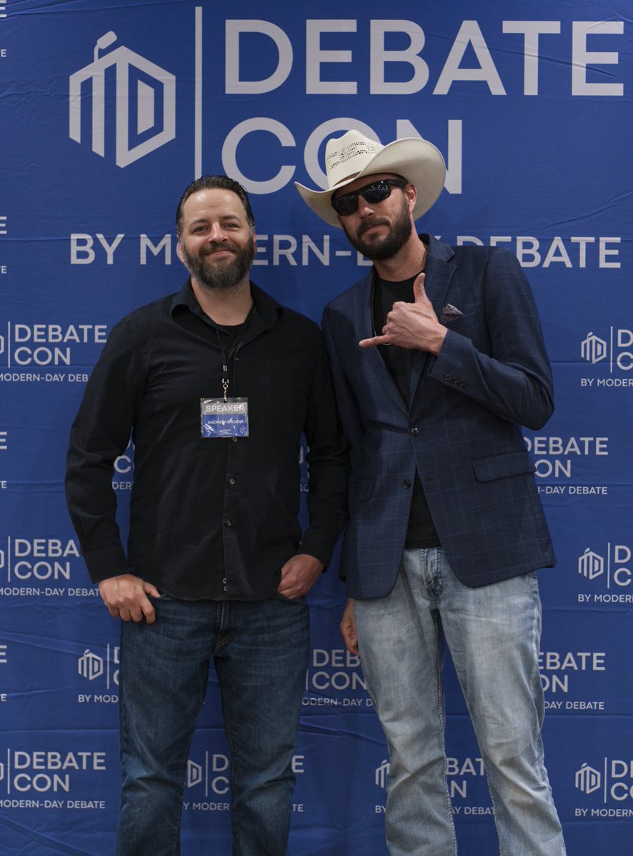 Based_Justin69's tweet image. Have you heard of Andrew Wilson (@paleochristcon )? If not, you might want to check him out.

A strong voice of Logic, Common Sense and Christian Ethics making inroads in "the main stream".  I was fortunate enough to meet him in Nashville for #DebateCon6 mid-November.

His two