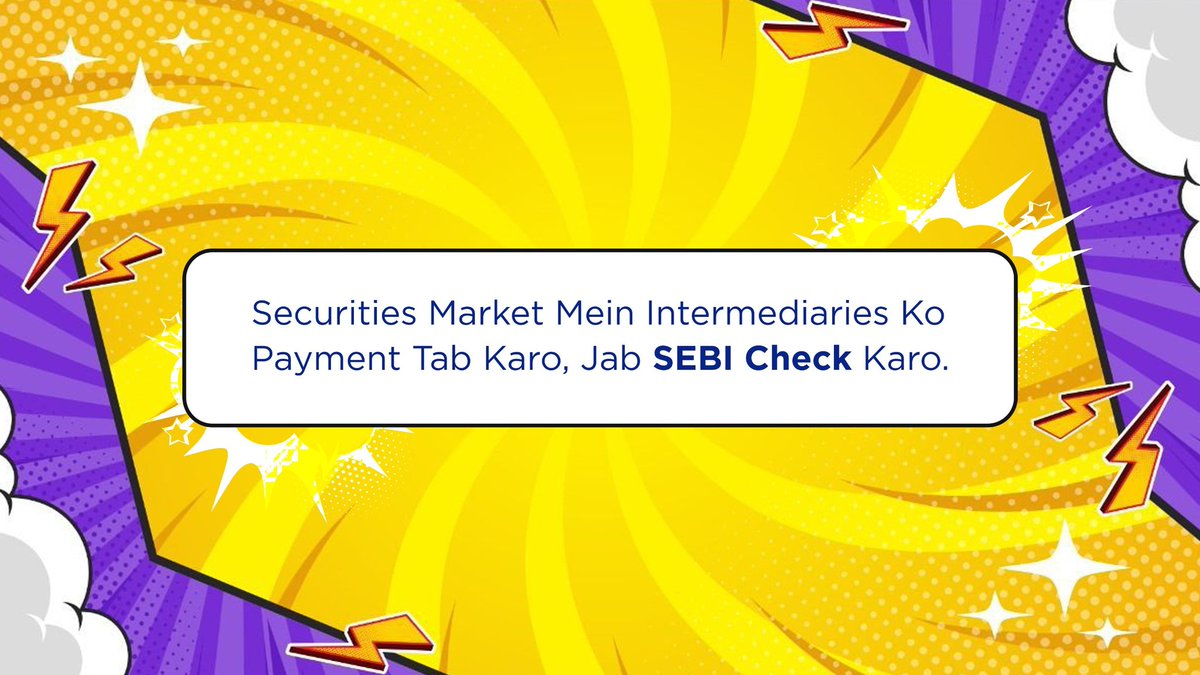 NSDL_Depository's tweet image. Safety isn't a trend...Sab hi check karte ho, toh fir investment karte waqt SEBI Check kyu nhi? 

#NSDL #SEBI #SEBICheck #SabhiCheck #CheckBeforeInvesting #AakhenKholo
