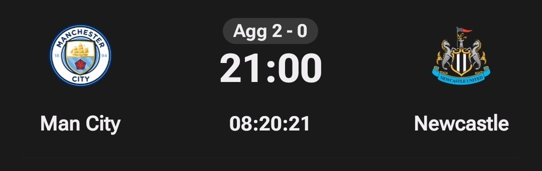If Manchester City gets to the Final, I will be giving away 
100k to the first Ten people that comment the correct score of tonights match 

10k Each to 10 people 
Oya lets Go