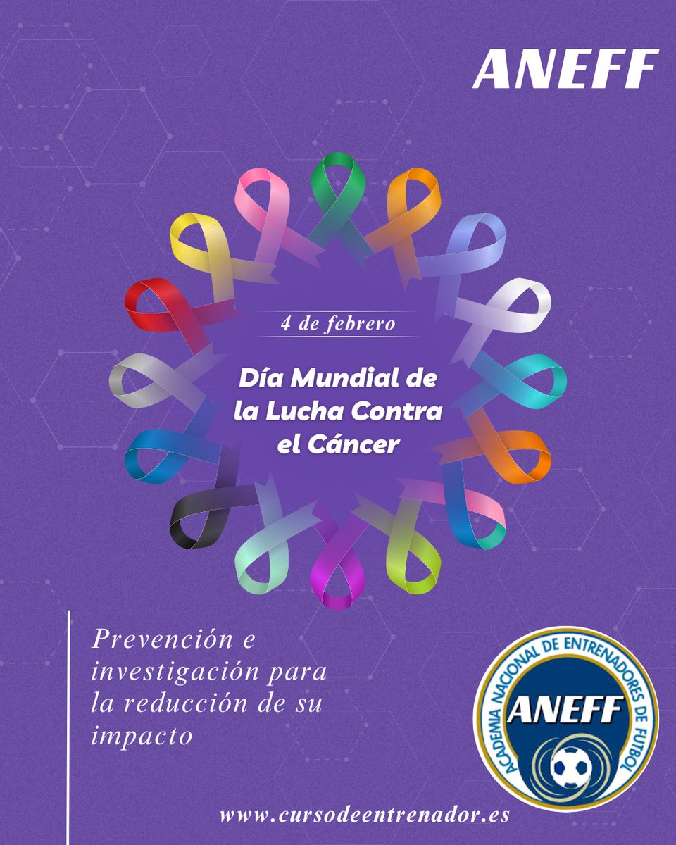 ¡Hoy, 4 de febrero, es el Día Mundial contra el Cáncer! 🎗️

Se necesita mas apoyo y fondos para la investigación y erradicación de la enfermedad.

¡Únete a la lucha contra el cáncer! 🌟