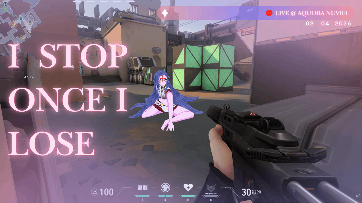 AquoraNuviel's tweet photo. [ENG/FIL] i stop once i lose【Valorant | Aquora Nuviel】

im playing heartopia once i see red ⋆˚꩜｡

｡꩜˚⋆ Catch me LIVE @8PM PHT on twitch

Thumbnail art by @jchrisramirez 
Thumbnail design by @bee_bingka https://t.co/3FNQNdKxa5