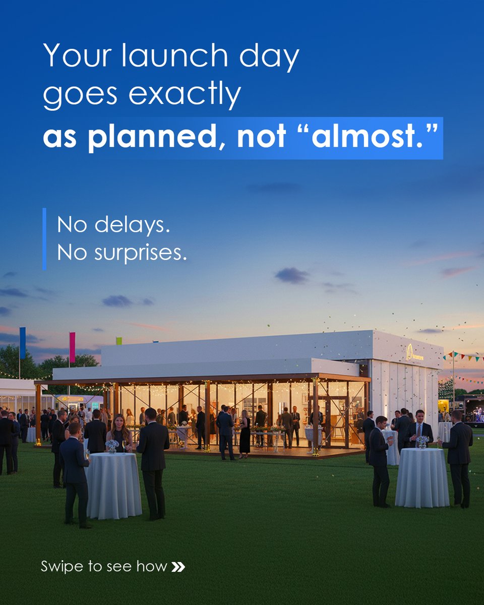 alfarestents's tweet image. When production stays in-house, surprises stay out.
That’s how timelines hold and standards don’t slip.
.
.
#Alfarestents #TentRental #eventdesign #brandexperience #eventproduction #events #exhibitiondesign #architecturaldesign #engineeringdesign #behindthescenes