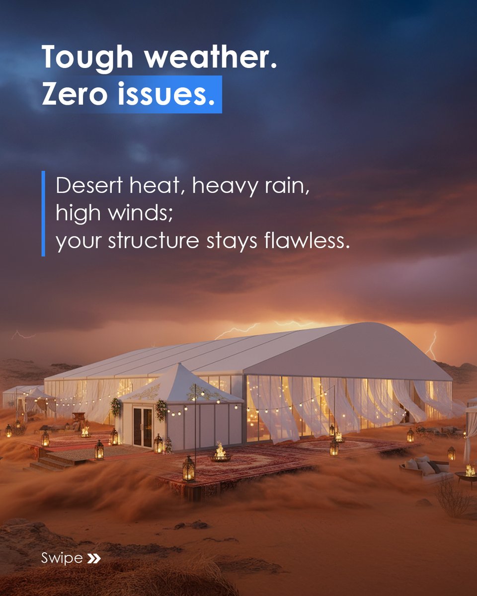 alfarestents's tweet image. When production stays in-house, surprises stay out.
That’s how timelines hold and standards don’t slip.
.
.
#Alfarestents #TentRental #eventdesign #brandexperience #eventproduction #events #exhibitiondesign #architecturaldesign #engineeringdesign #behindthescenes