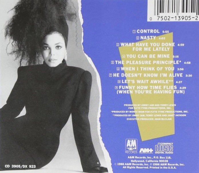 RnBHomeMusics's tweet photo. 💽 Janet Jackson - ‘Control’
🗓 4 février 1986
📊 #1 au #Billboard200
💿 5x platine par la RIAA 🇺🇸
🌎 14M de copies
🏆 1x #GRAMMYs
⌨️ Jimmy Jam & Terry Lewis • Monte Moir • Janet Jackson • Jellybean Johnson • Steve Wiese etc…
❤️ Vos préférés ?
40 ANS DE CLASSIQUE ! https://t.co/0DHSSv4yk1