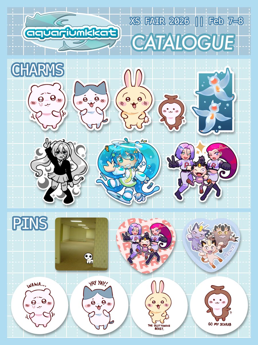 aquariumkkat's tweet photo. 🎏 Xavier School Fair 2026 Catalogue!!

first time boothing this weekend, come drop by 🫧 https://t.co/x1IuAqm9Ry