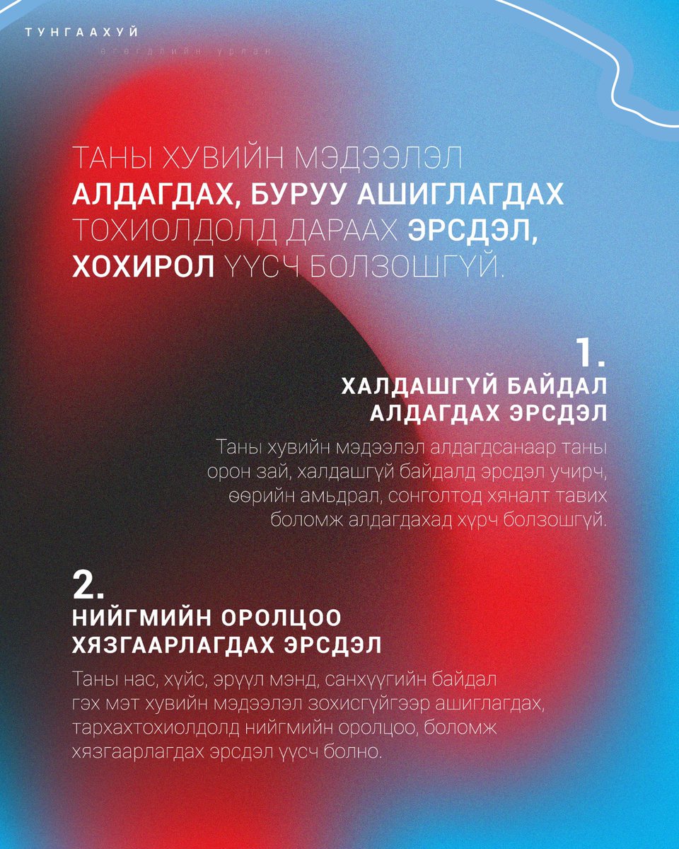 Тунгаахуй өгөгдлийн урлан / Tungaahui Data Studio tweet media