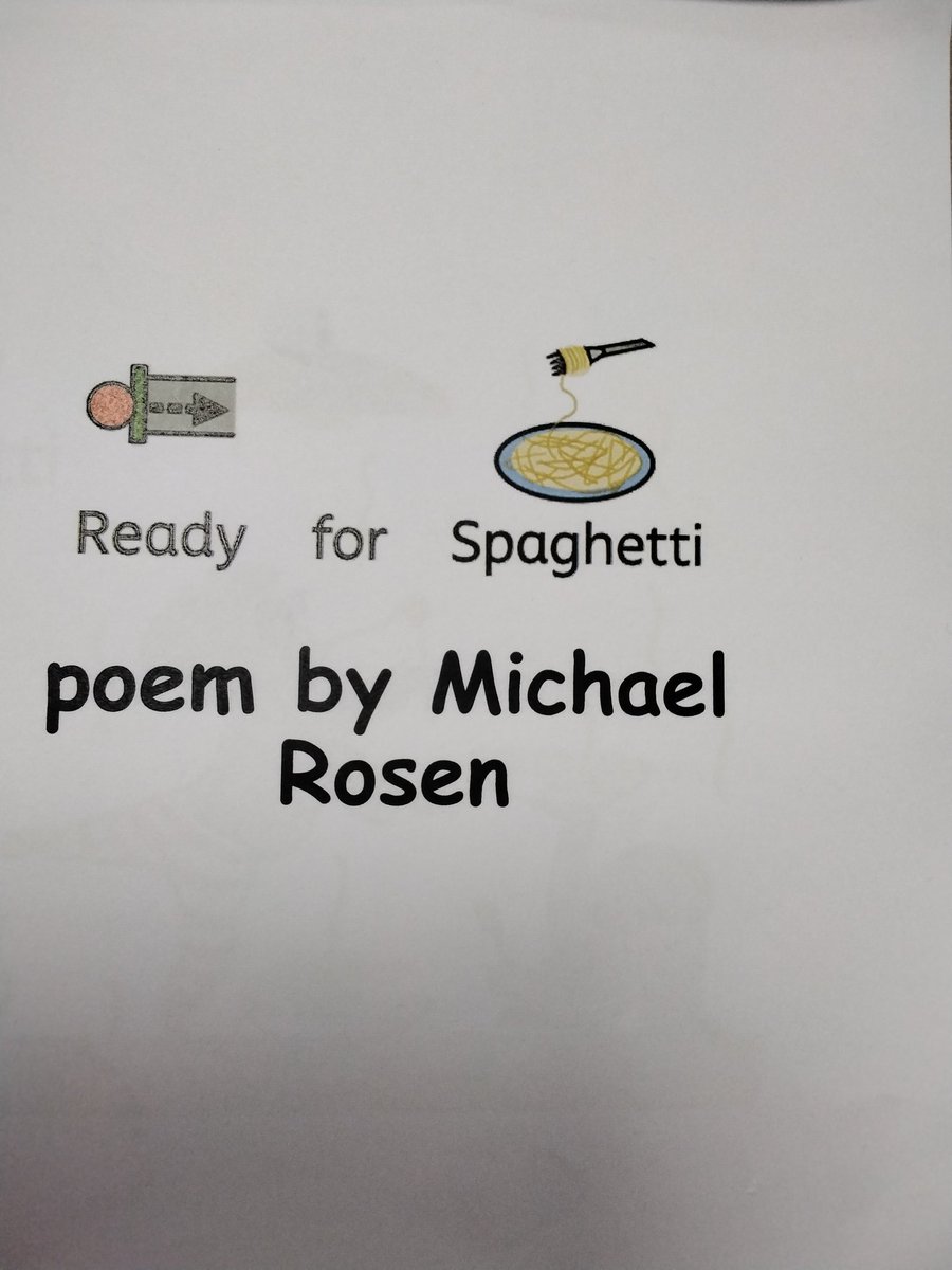 LeighPrimary's tweet photo. This week in the Nest, we are reading the poem 'Ready for Spaghetti' by Michael Rosen.
We will be taking part in lots of fun activities and learning.
#article29 #Nest #reading #storytime #echoreading #lifelonglearners #oracy https://t.co/O3vGIoshNV
