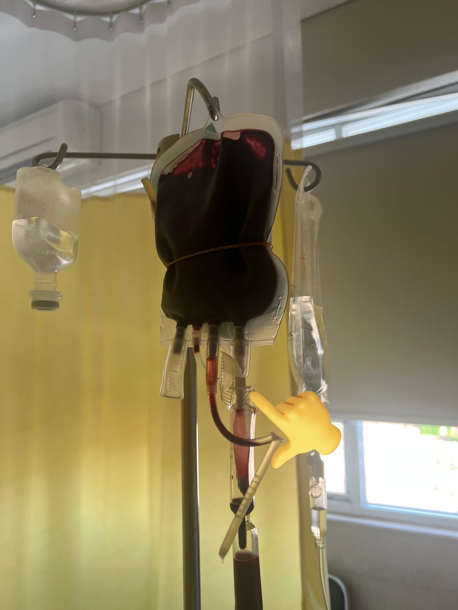 Gw mau cerita pas kmrn dirawat inap di RS. Pas transfusi darah gw udah mau kelar (msh ada nyisa darah di kantongnya), gw gatau susternya lg ngantuk atau capek, yg dia cabut selang yg di situ, alhasil BLARRR!!! Lante, meja, kursi sampe kasur gw lgs jd kek TKP pembunuhan sadis 😂