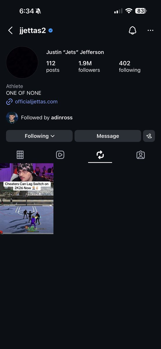You really never know who’s watching your videos 💪🏼 <a href="/JJettas2/">JJETS✈️</a> 

A sign to Keep posting, this so🔥