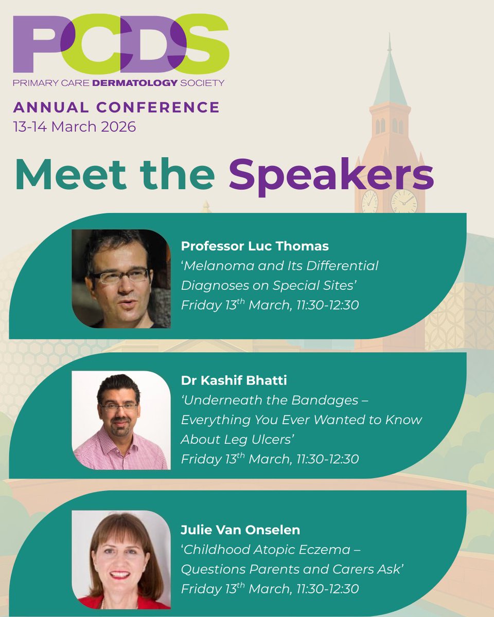 Primary Care Dermatology Society (PCDS) tweet media