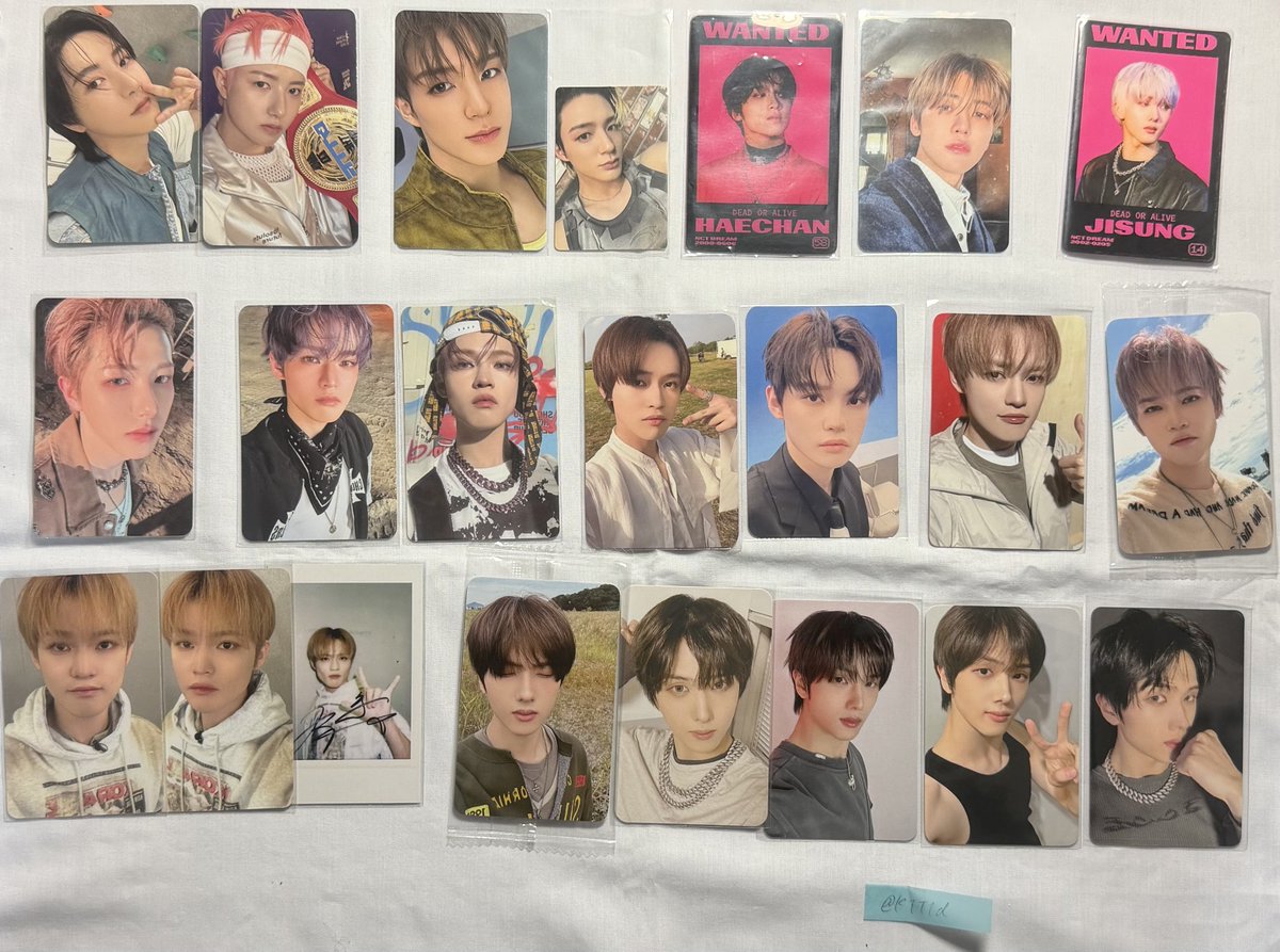 nctdream ドリム 交換 トレカ マーク ロンジュン ジェノ ヘチャン