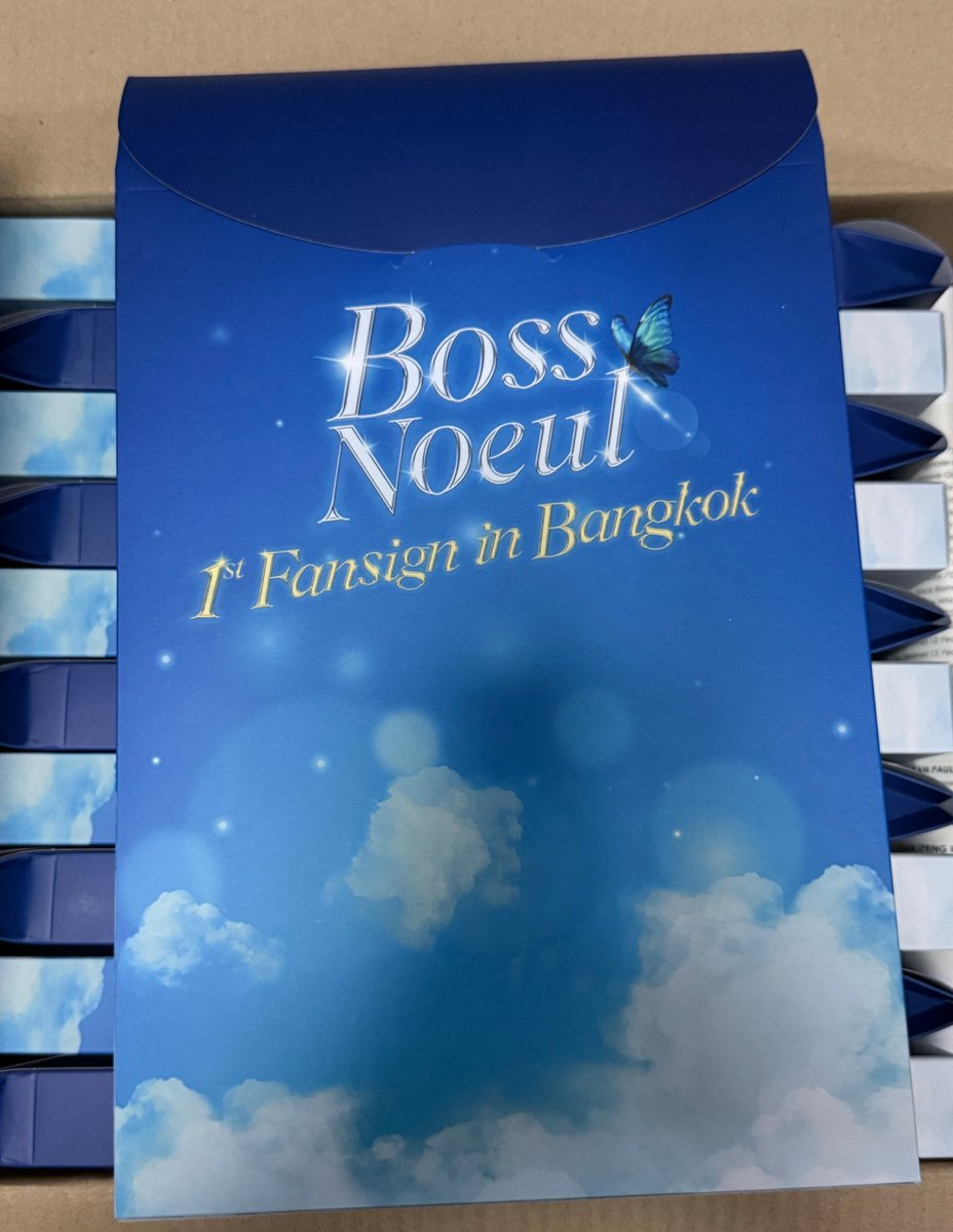 Fansign Boss様、Noeul様 1st in Bangkok オフィシャルグッズ タイで