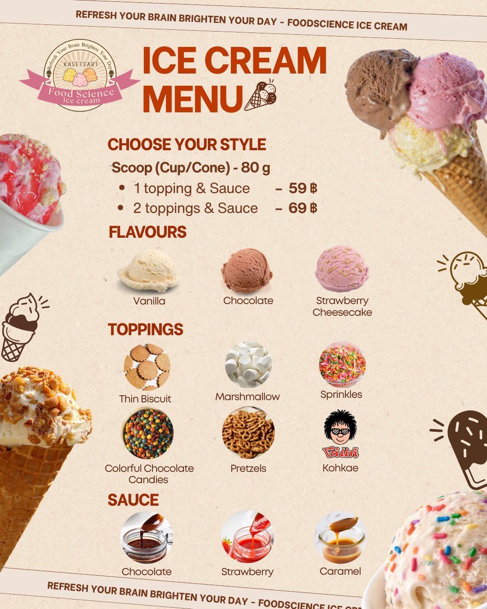 kptalonlak's tweet image. ขอแนะนำ ร้านไอศกรีมโฮมเมด M145 โซนนิสิต 
รสโก๋แก่น่ากินมากกกก 😋

น้อง ๆ คิดสูตรกันเองเลย แวะไปลองได้น้า

#เกษตรแฟร์69  #อร่อยบอกต่อ