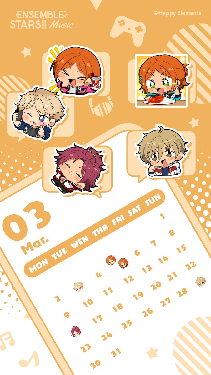 🗓️Enstars Calendar: March 2026 📸Get ready for a new month with
