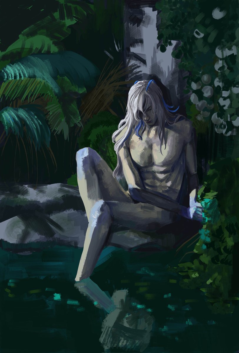 #neuvillette 500 years ago
(reference was paul boche for love magazine)