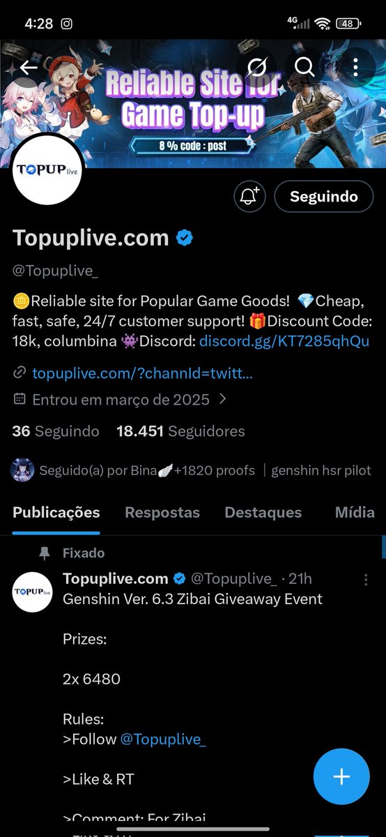 cbrartz's tweet photo. @Topuplive_ Done It, thanksss ! https://t.co/4uXxGO7aeU