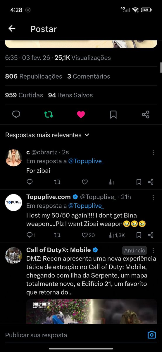 cbrartz's tweet photo. @Topuplive_ Done It, thanksss ! https://t.co/4uXxGO7aeU