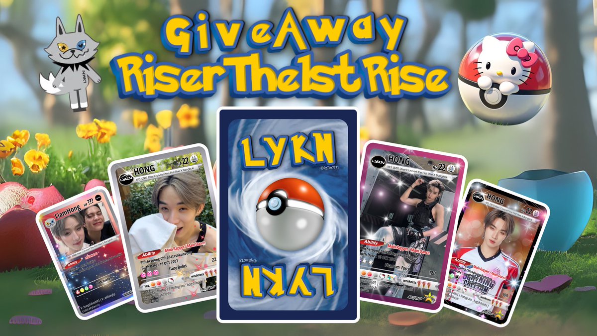 give away for #RISERCONCERT

✎.ᐟ⋆⑅˚₊ 14feb
⤷ ゛impact arena  ˎˊ˗

⋆. ˚🫧⊹♡ เรียนเชิญ หมั่มหมี แฟนสาว แฟนเด็ก และป้าแก่ของน้องฮงทุกท่านมารับน้องไปหน่อยค้าบ ‧₊˚🌈✩

see u guys <𝟑 .ᐟ
#hongshihoshi #LYKN