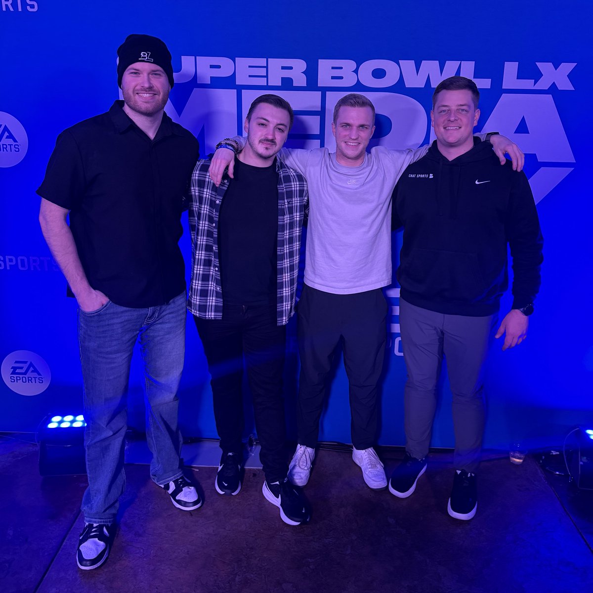 Super Bowl media party 🤙🏻