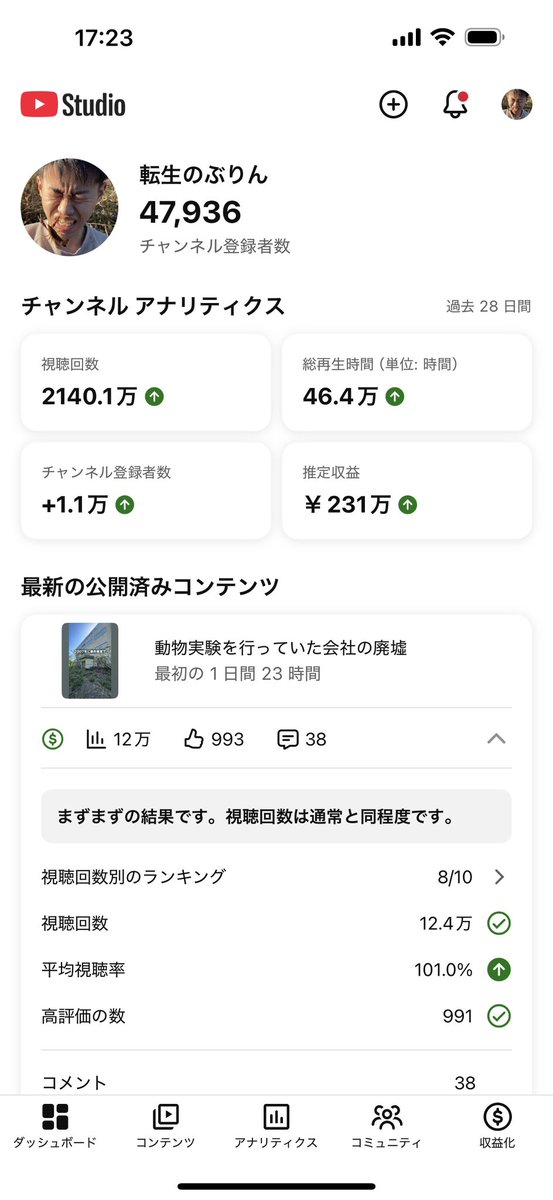 nobunobunobune's tweet photo. 転生のぶりんチャンネルは先月垢BAN後最高売り上げを記録しました🎊
このお金で3月北海道ロケしてまたみんなを楽しませます https://t.co/C2iwPrEPCG