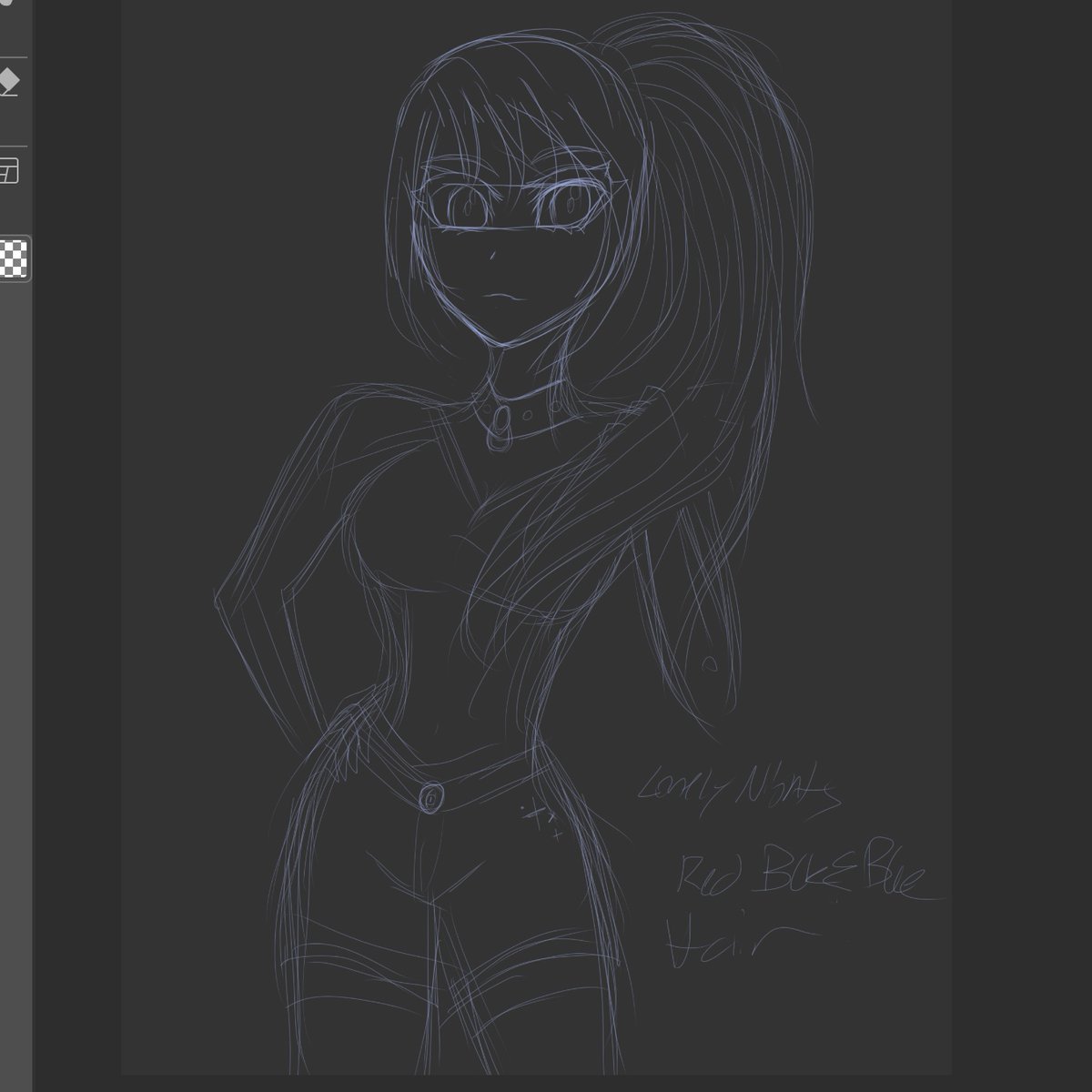 MissEdenNoir's tweet photo. I decided to give her an all new look. I have only drawn skirts and dresses mostly for the other drawings, and felt like shorts were needed for the next one, so she has shorts now! I might need to mover her head a bit.
#mikapikazo #stylestudy #cspaint #wip #anime #busty https://t.co/DMPhlpPDlD