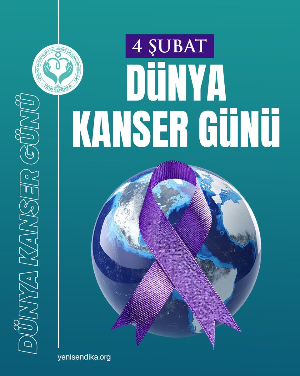 🎗 4 Şubat Dünya Kanser Günü

Kanserle mücadele yalnızca bireylerin değil, toplumun ortak sorumluluğudur.
Farkındalığı artırmak, erken teşhisin hayati önemini hatırlatmak ve kanserle mücadele eden herkese umut olmak hepimizin görevidir.

Unutmayalım; erken teşhis hayat kurtarır.