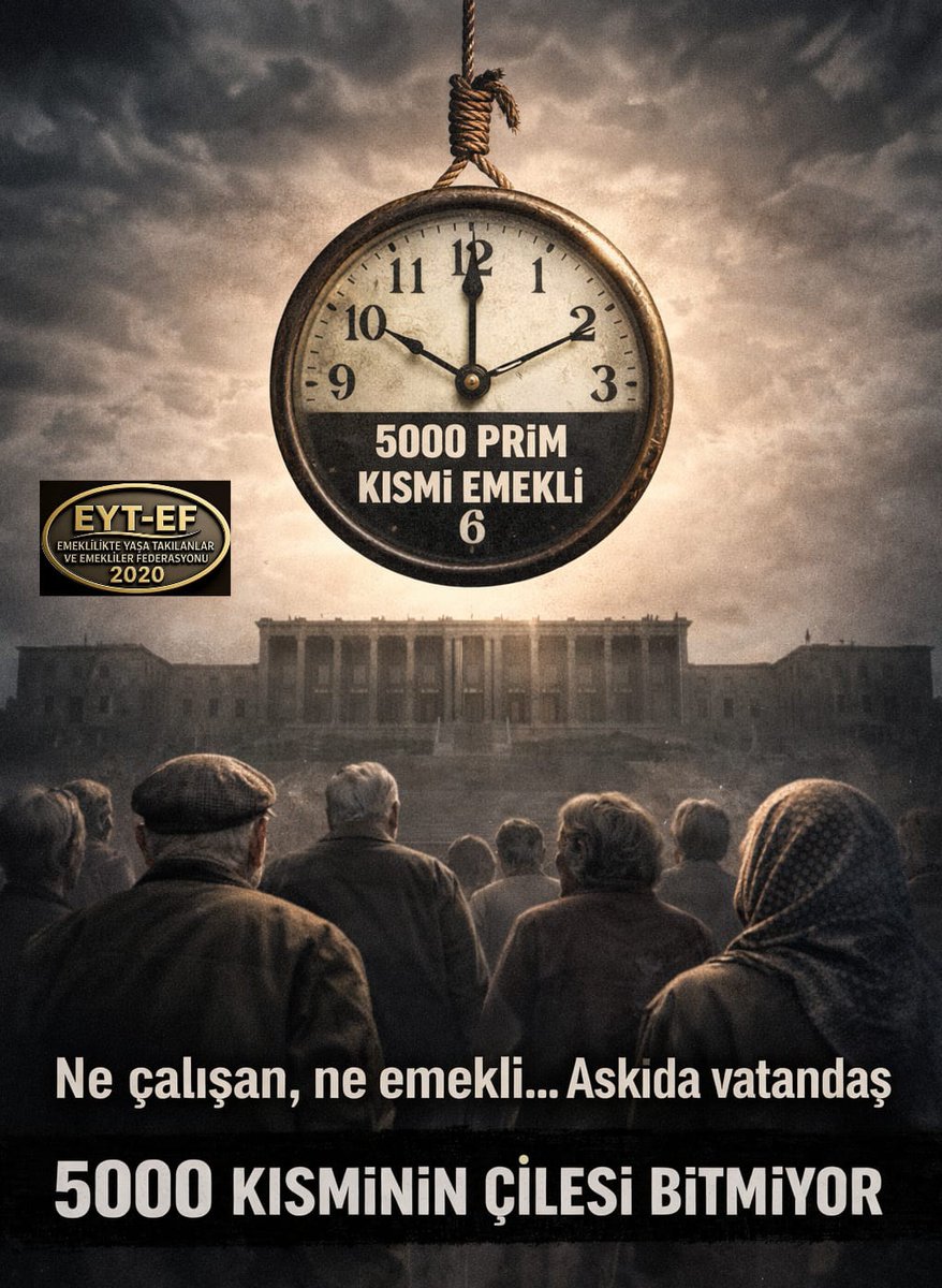 EYT_ED's tweet photo. EYT
👇👇👇
#5000KısmininçilesiBitmiyor

Yasada adımız yok
Hayatta yükümüz çok

Beklemekten yaşlandık, eksildik.

Bu çile kader değil
Bilerek uzatılan bir mağduriyet zinciridir

5000 Kısmi 'nin askıda kalan hayatı,
Sandıkta inecek !

#EmekliyeTüikişkencesi
@RTErdogan
@isikhanvedat https://t.co/Orw2eG6Rcp