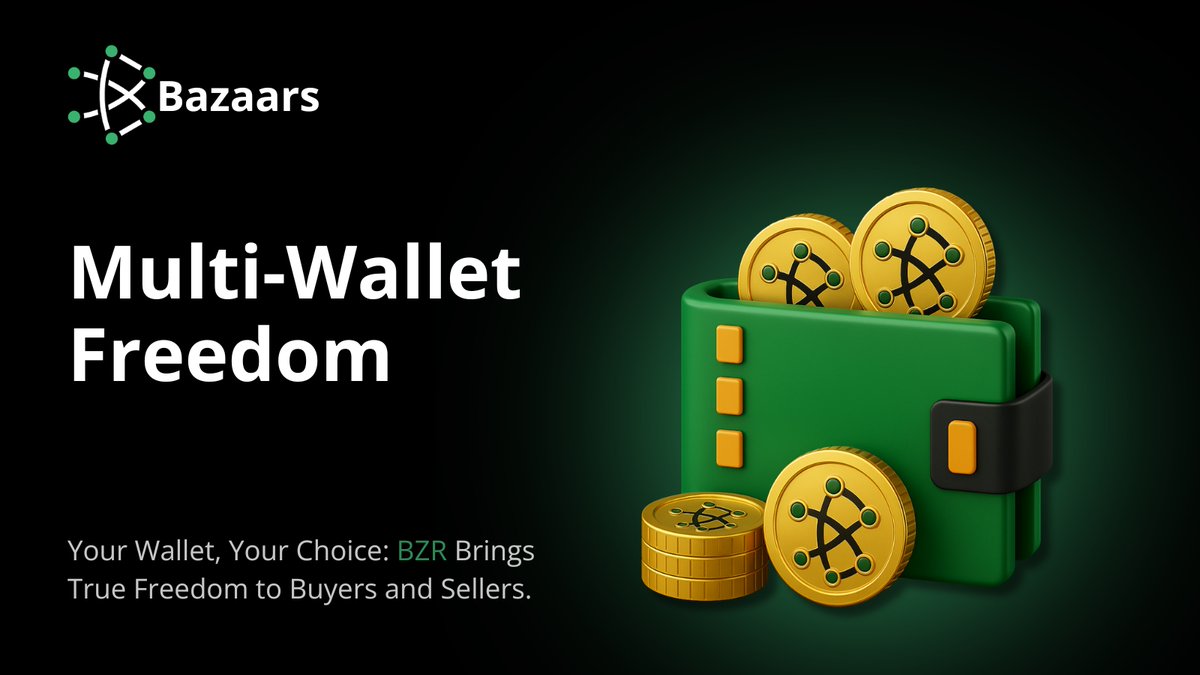 Your wallet, your rules. BZR gives buyers and sellers real freedom.

#BZR #CryptoCommerce #Bazaars #ORC55 #Web3