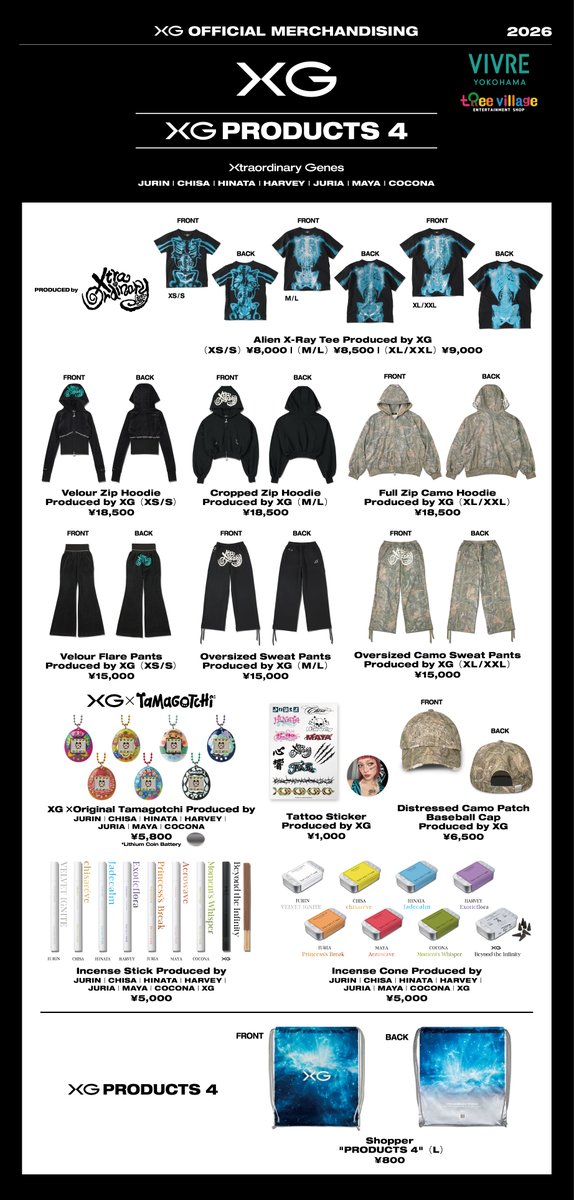 XGOfficial_'s tweet photo. <<XG WORLD TOUR: THE CORE>>
POP-UP in YOKOHAMA VIVRE Tree Village

https://t.co/3Gd1Gletsu

#XG_2nd_WorldTour 
#XG_THE_CORE 
#XG 
#XGALX https://t.co/g1xl16vxtY