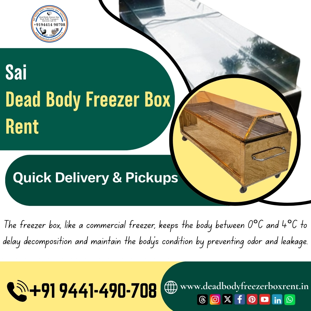 saideadbodyhyd's tweet photo. New Dead Body Freezer Box Services launched!
Clean • Reliable • 24/7 x 365 Days
Because every farewell deserves dignity.
Call us +91 9441490708
#DeadBodyTransportBachupally #MortuaryServicesKowkoor #AmbulanceHakimpet https://t.co/fYsRDIxBOK