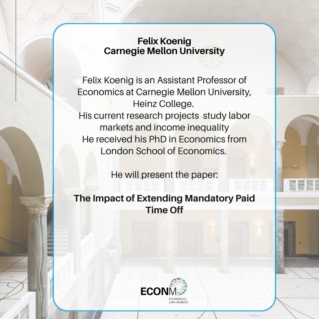 Economics LMU Munich tweet media