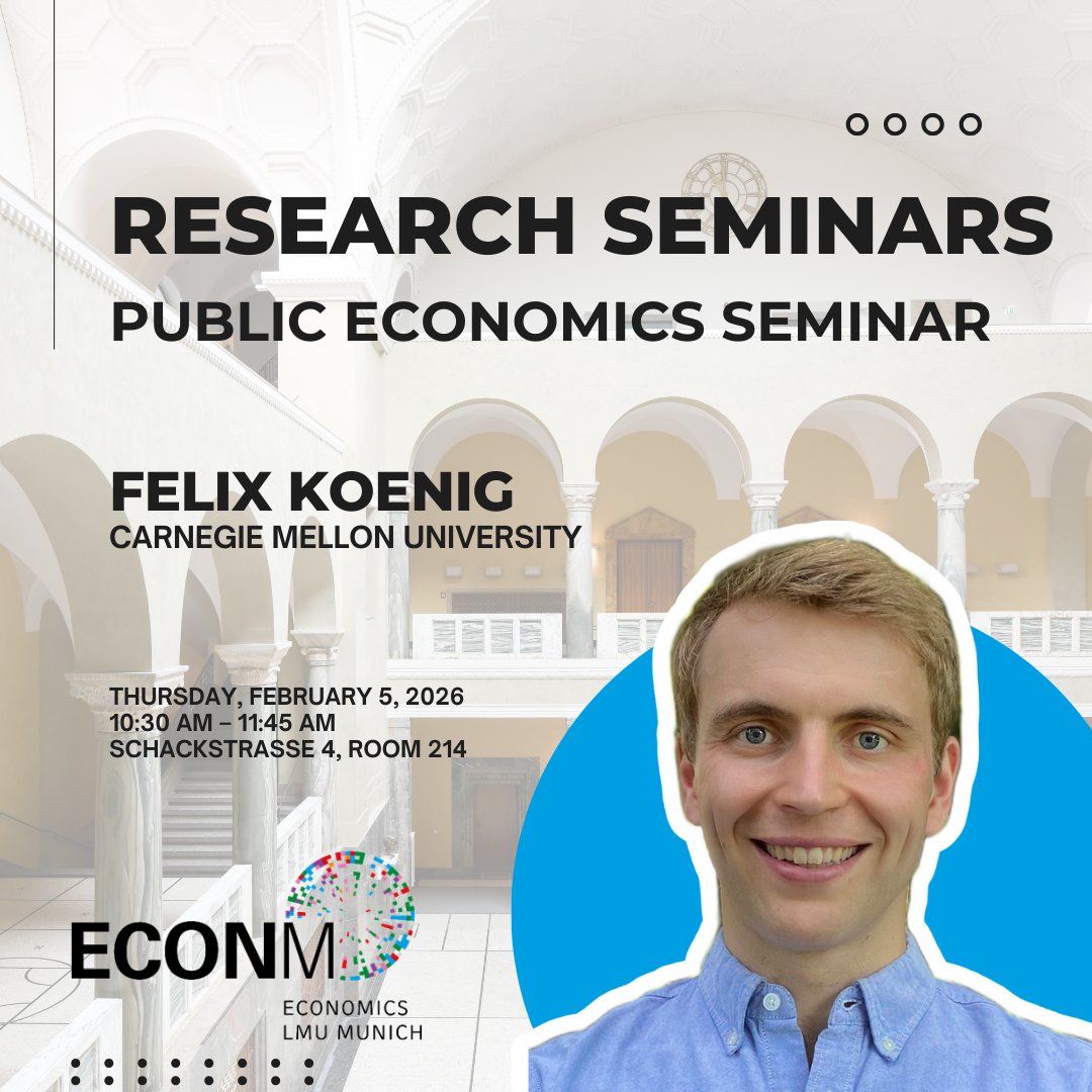 Economics LMU Munich tweet media