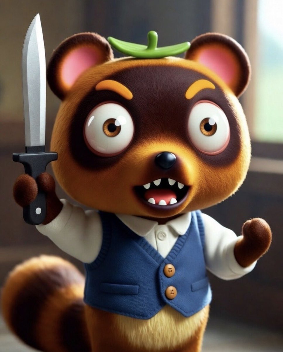 CommunistAlien's tweet photo. In debt to Tom Nook in Animal Crossing.
He’s been pretty chill until recently - pulled a knife on me cos I didn’t give him 98,000 Bells 🔔 https://t.co/hAumUBrM7a