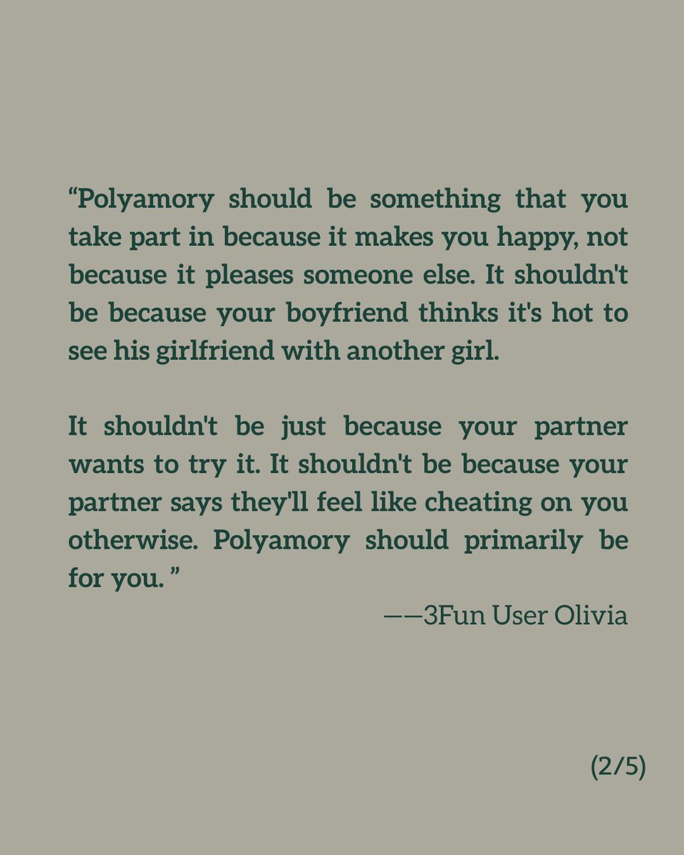 3fun_app's tweet image. For many people, the early stages of polyamory can feel overwhelming. In this post, we’re sharing how members of the 3Fun community understand polyamory. We hope their perspectives bring a bit of clarity if you’re feeling unsure or stuck. #3fun #poly #enm #lifestyle #polyamory