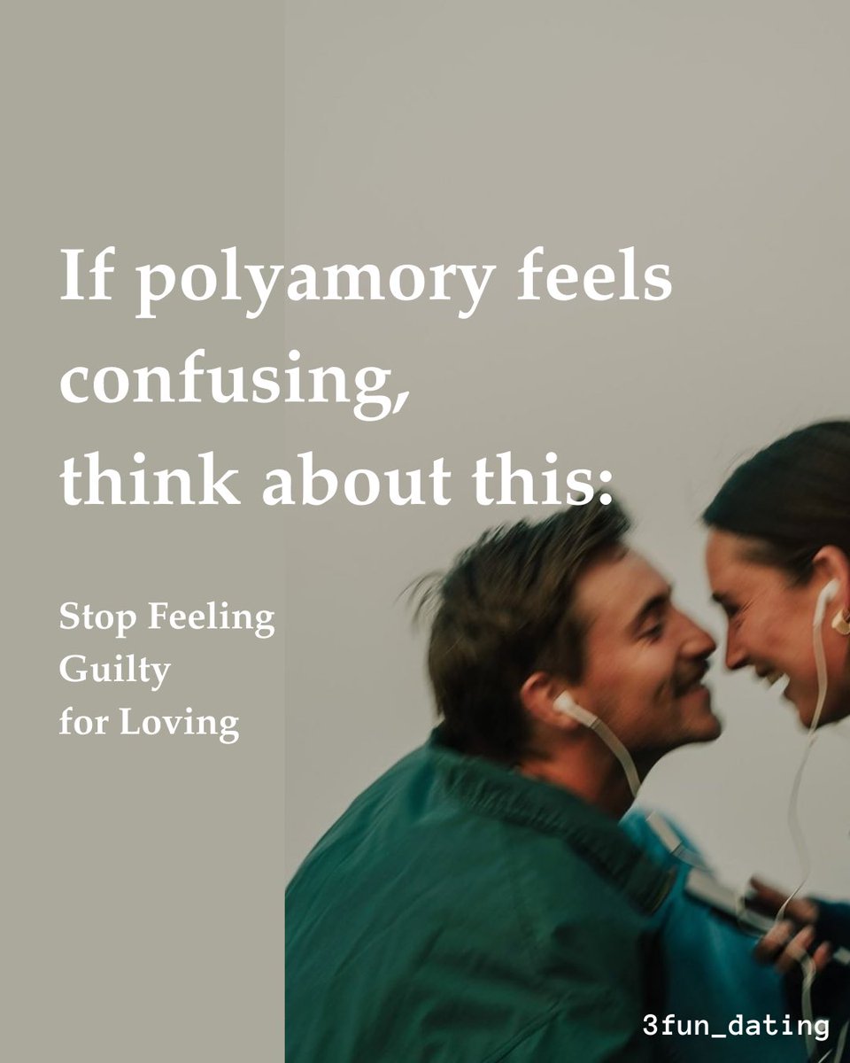 3fun_app's tweet image. For many people, the early stages of polyamory can feel overwhelming. In this post, we’re sharing how members of the 3Fun community understand polyamory. We hope their perspectives bring a bit of clarity if you’re feeling unsure or stuck. #3fun #poly #enm #lifestyle #polyamory