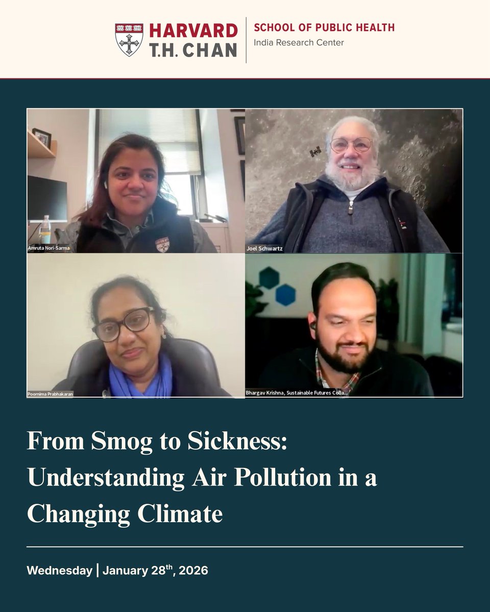 Harvard Chan - India Research Center tweet media